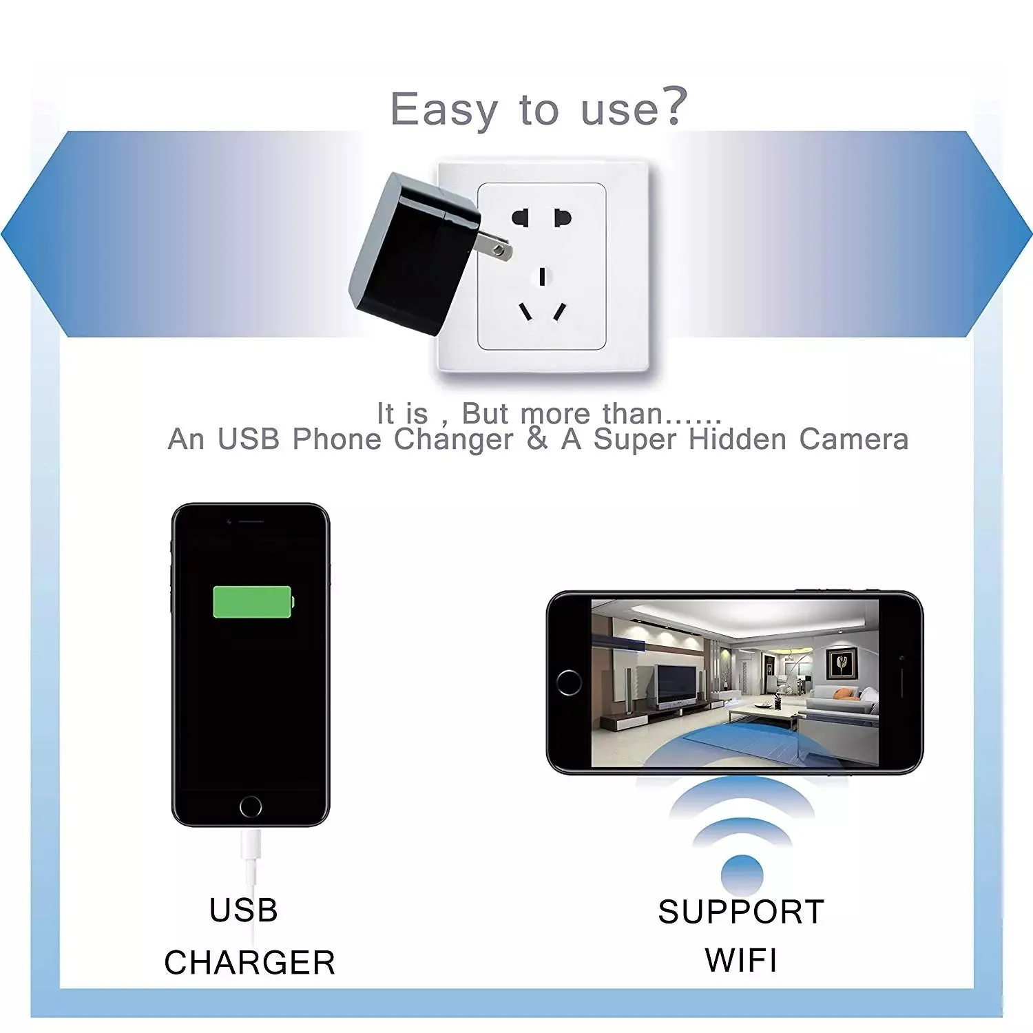 1080P WiFi Network Spy Camera