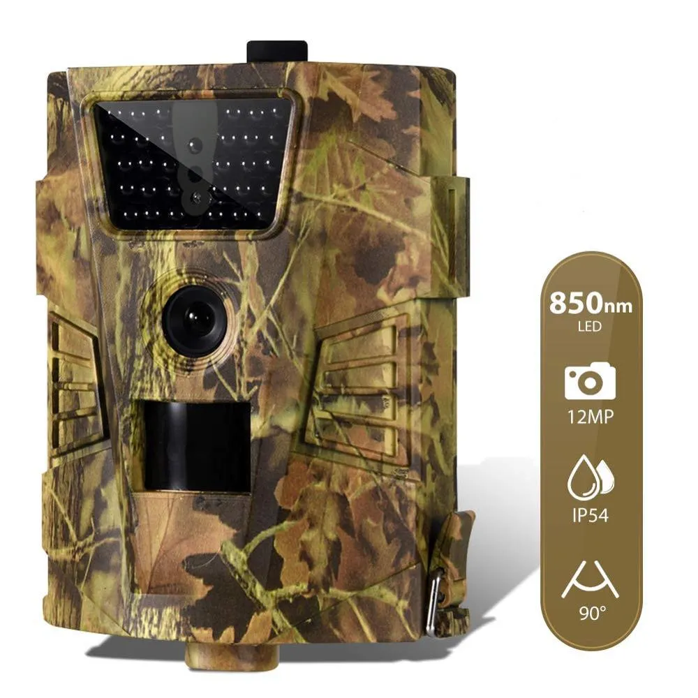 12MP 1080P Trail Wildlife Camera with Night Vision