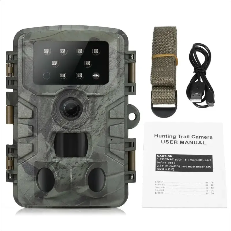 16mp waterproof wildlife trail camera w/ 16gb/32gb card | fast trigger | motion activated | best