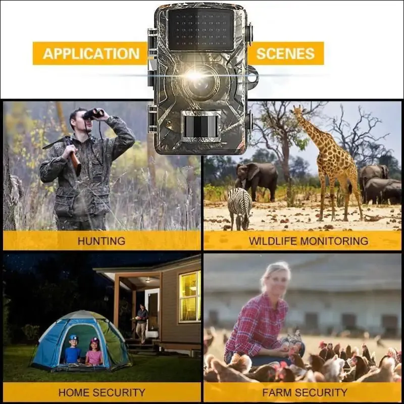 16mp waterproof wildlife trail camera w/ 16gb/32gb card | fast trigger | motion activated | best