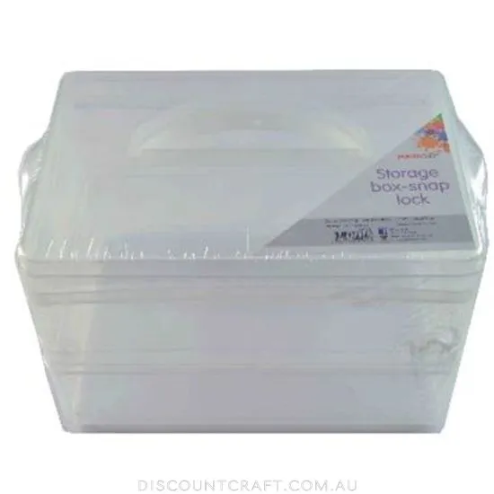 2 Tier Storage Snap Box -  215x140x130mm