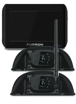2 x Furrion Vision S Rear-Vision Cameras with 1 x 7" Display  - Digital Wireless..