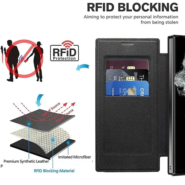 📱2024 New Leather textured flip phone case for Samsung