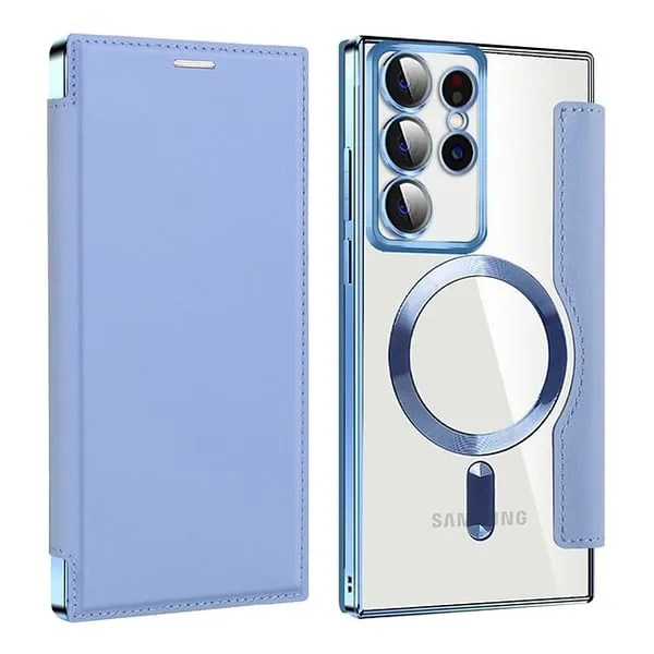 📱2024 New Leather textured flip phone case for Samsung