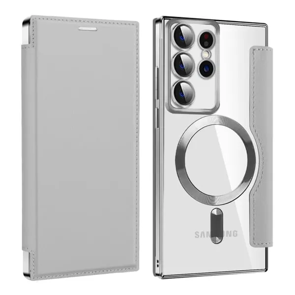 📱2024 New Leather textured flip phone case for Samsung