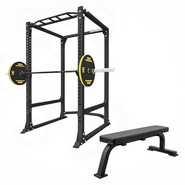 360 Strength Power Rack   Flat Bench Package