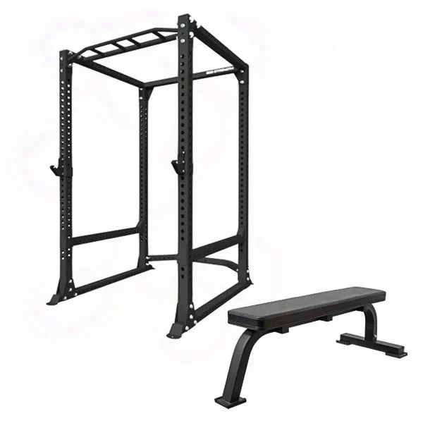 360 Strength Power Rack   Flat Bench Package