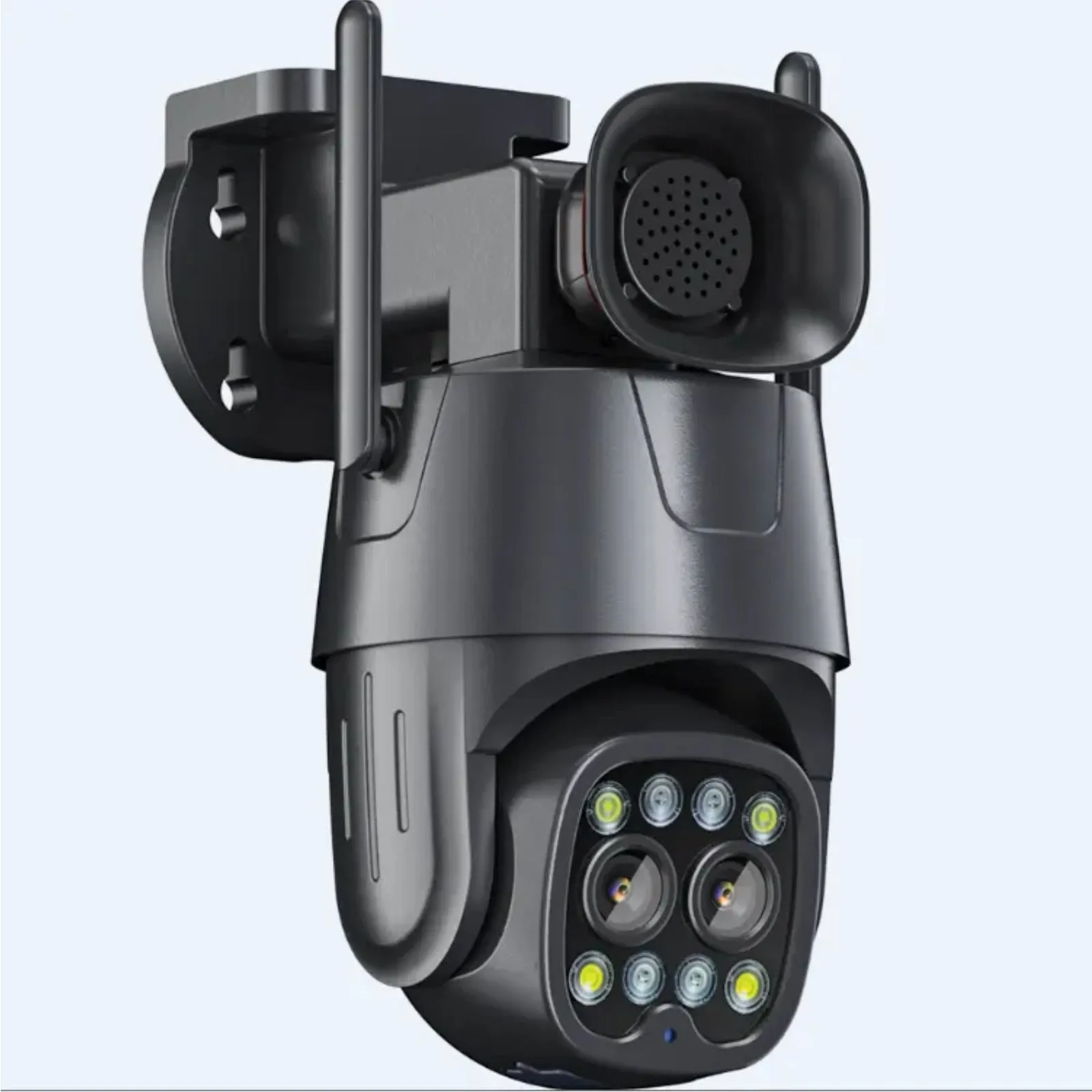 4G Camera 8MP Dual Lens (4MP 4MP) 1080p UHD AI Human Tracking 10X Zoom 360º PTZ