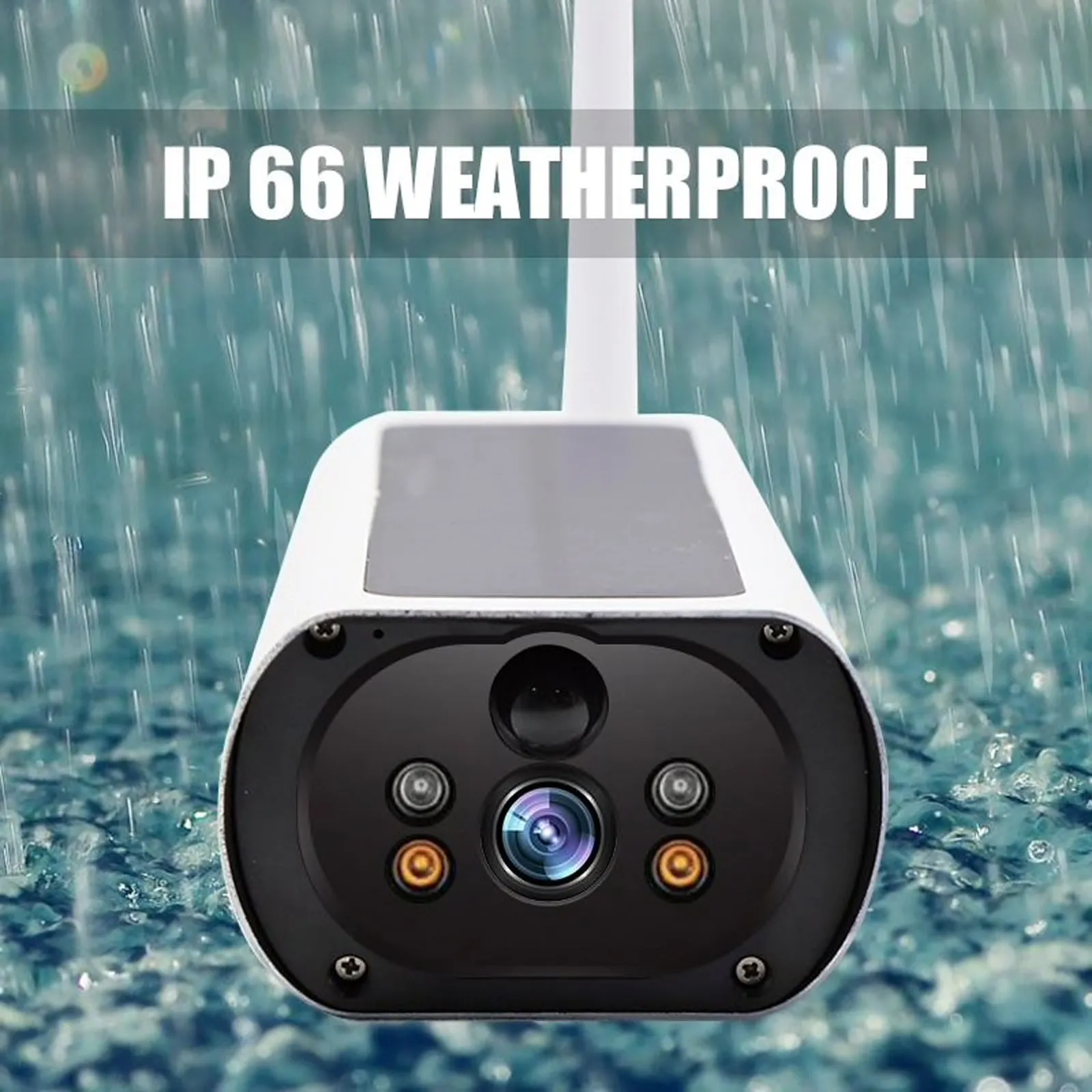 4G Solar Power Camera 1080p HD Video Recorder uBox App Push Notification Alert
