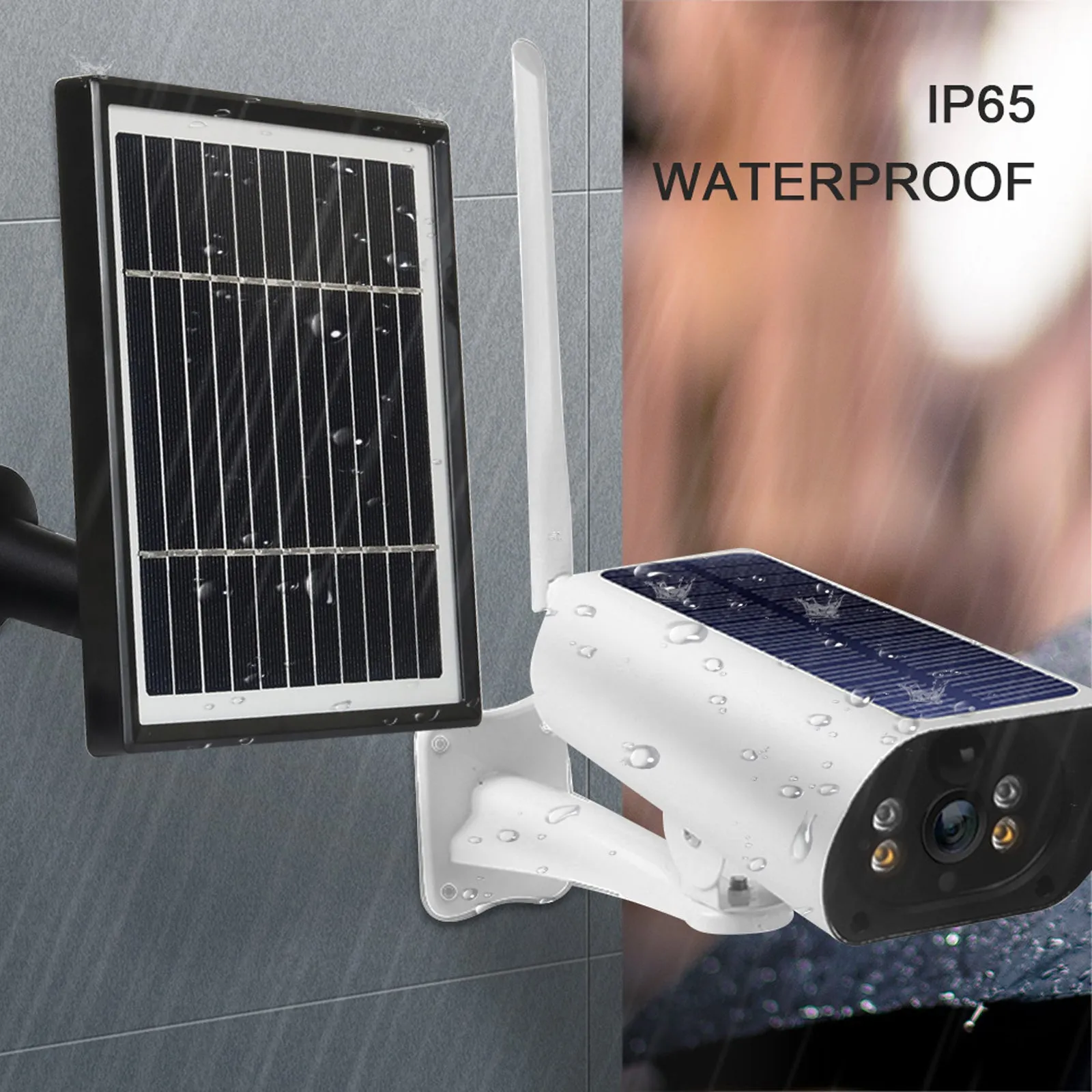 4G Solar Power Camera 1080p HD Video Recorder uBox App Push Notification Alert