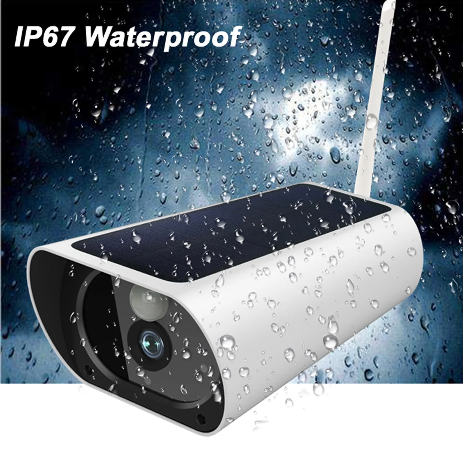 4G Solar Power Camera 1080p HD Video Recorder uBox App Push Notification Alert