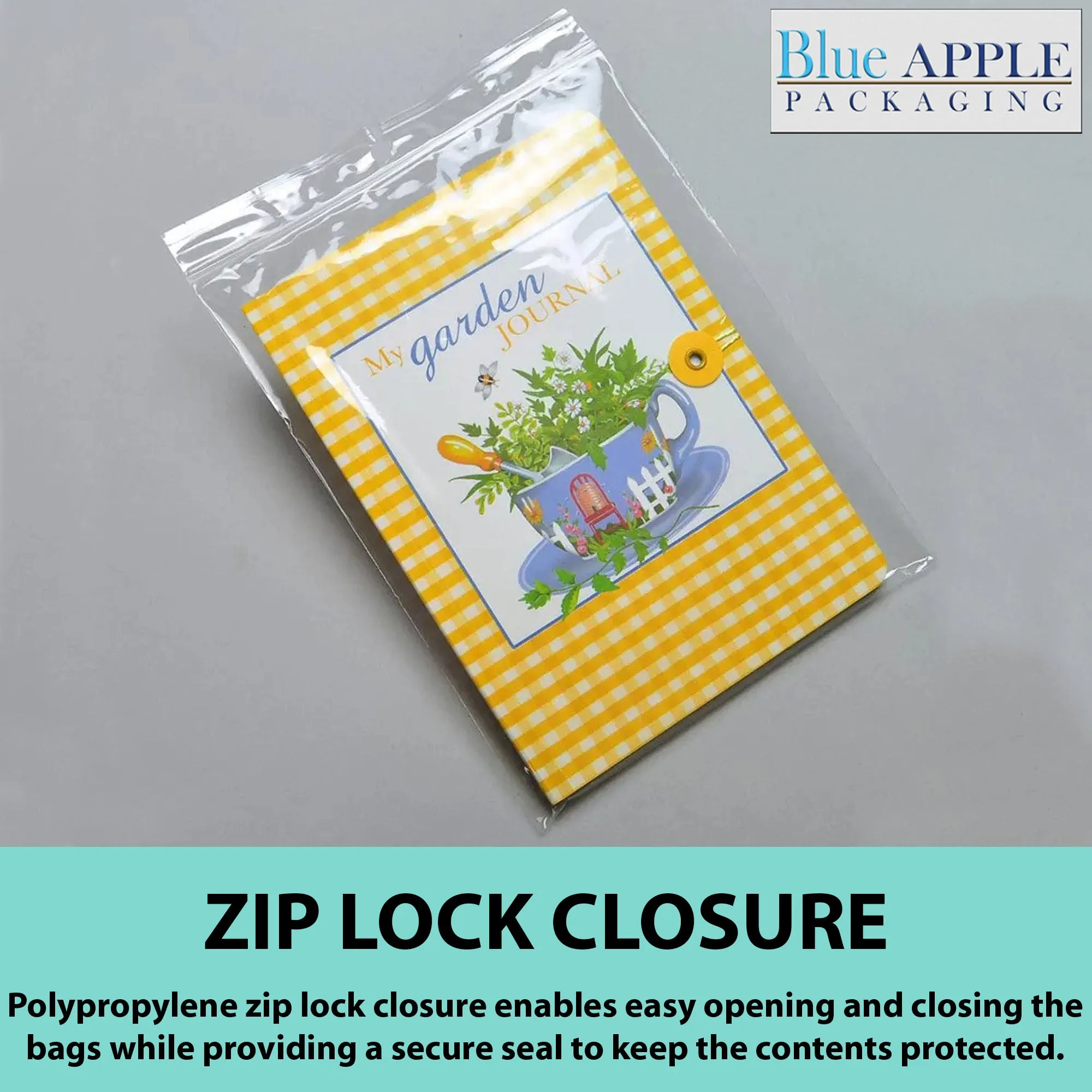 4X6 inches Polypropylene ZipLock Bags W/ Hang Hole 2 Mil Clear