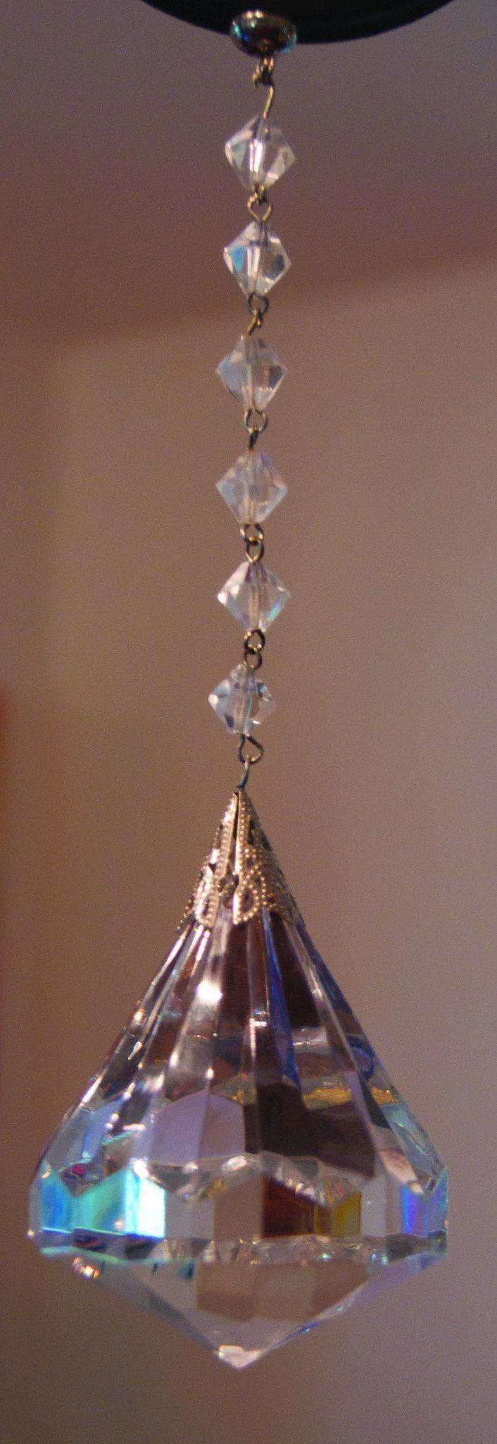 6" CLEAR ACRYLIC DIAMOND - Magnetic Chandelier Crystal TrimKit® (Box of 3)
