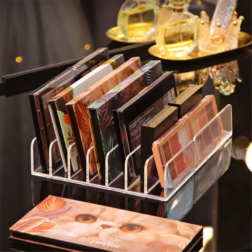 7 Grids Transparent Compact Section Storage Organizer
