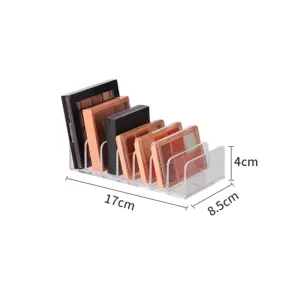 7 Grids Transparent Compact Section Storage Organizer