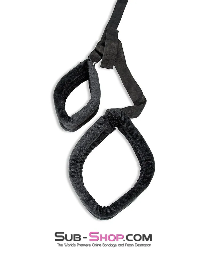 7915DL      Flying Fuck Over the Door Padded Furry Sex Harness