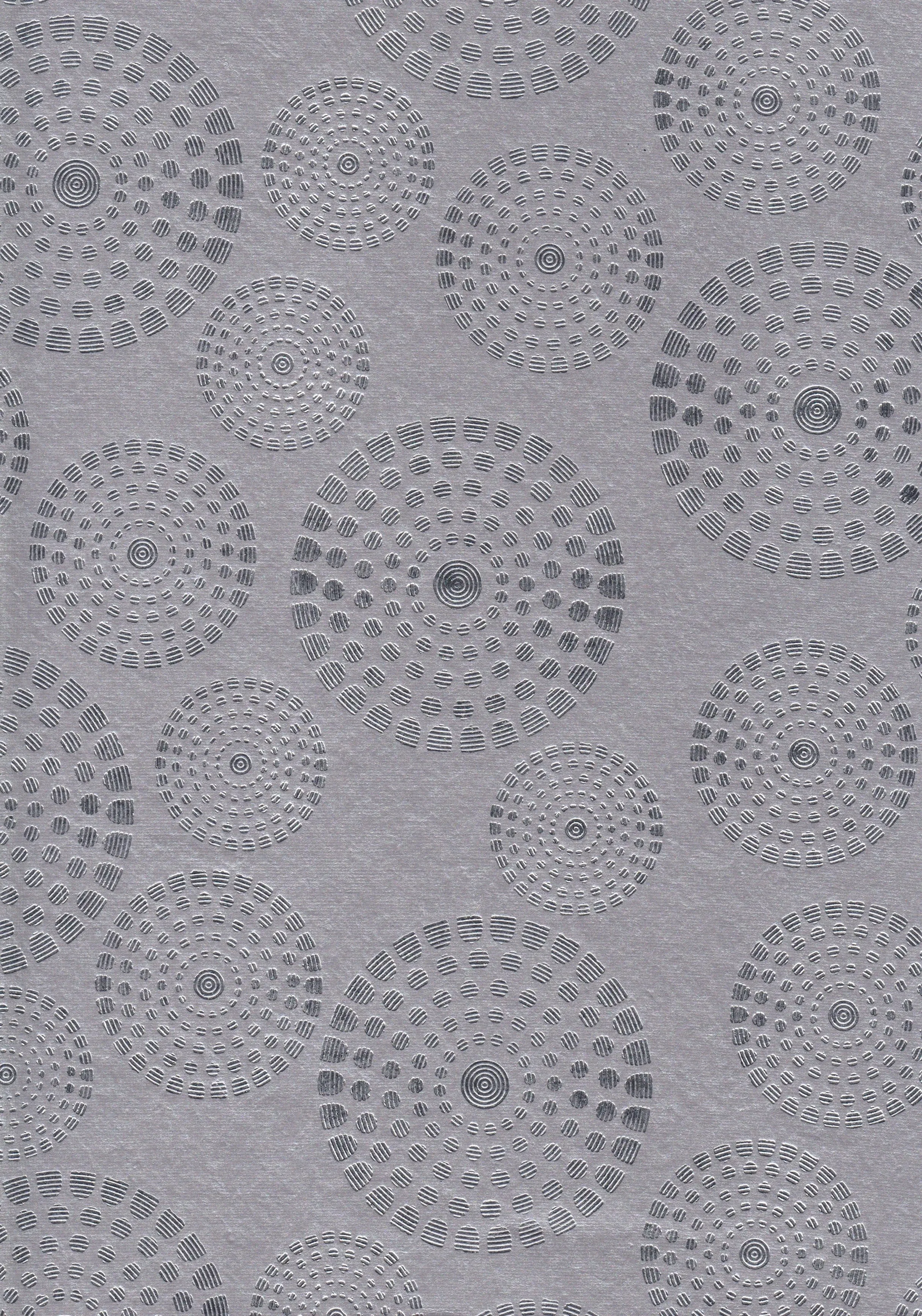 A4 Paper / No.119 Crop Circles Silver