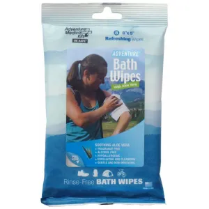 Adventure Bath Wipes - Travel Size, Pkg./8