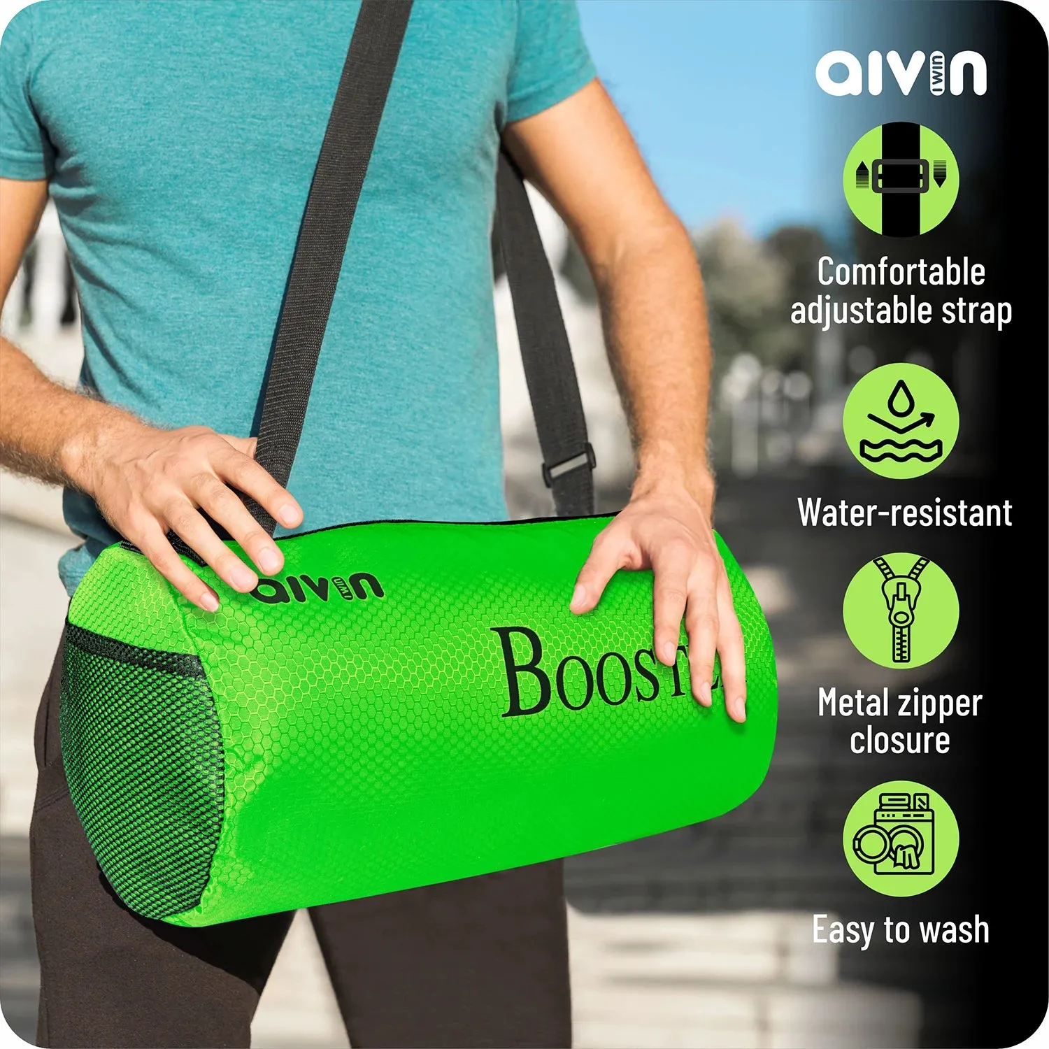Aivin  Booster Basic Duffel Bags - Green