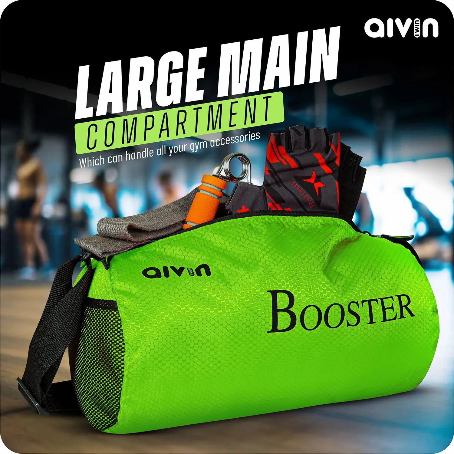 Aivin  Booster Basic Duffel Bags - Green