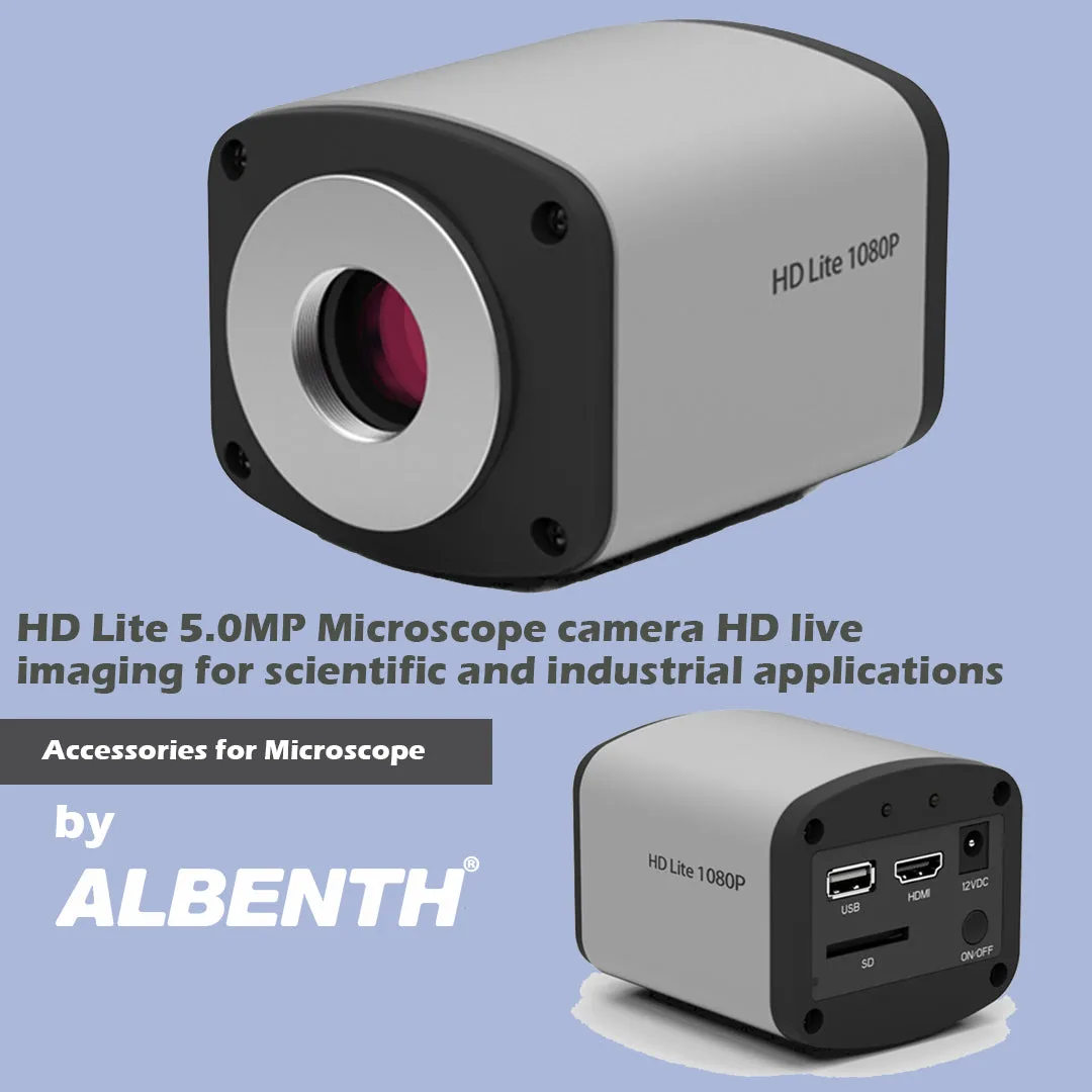 Albenth HD Lite 5.0MP HDMI Microscope Digital Camera built-in Measurement Software