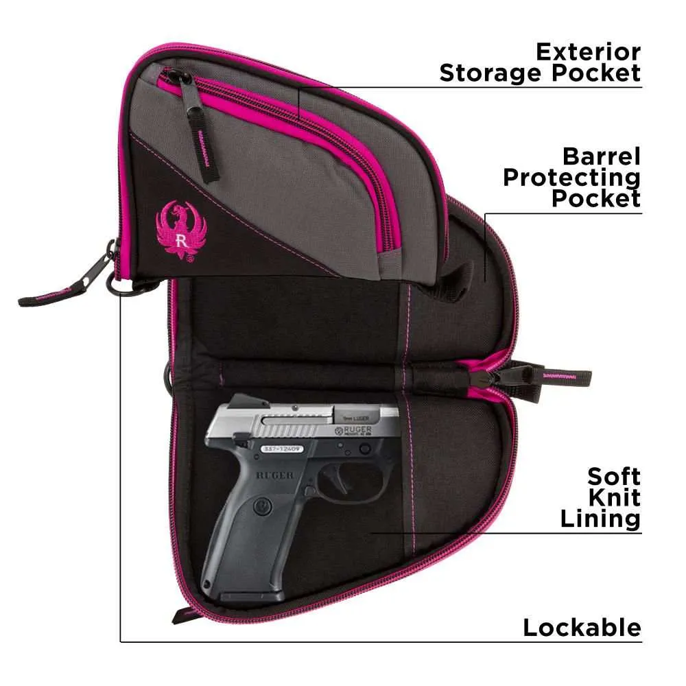 Allen RUGER TUCSON WOMENS HANDGUN CASE 81N ORCHID BY ALLEN