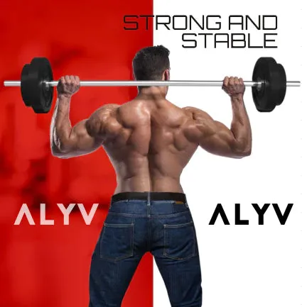 ALYV 20 kg PVC 20 kg Combo 9 WB With PVC Dumbbells Home Gym