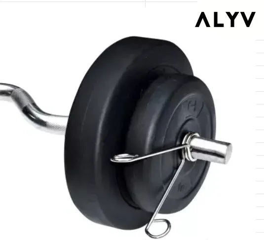 ALYV 20 kg PVC 20 kg Combo 9 WB With PVC Dumbbells Home Gym