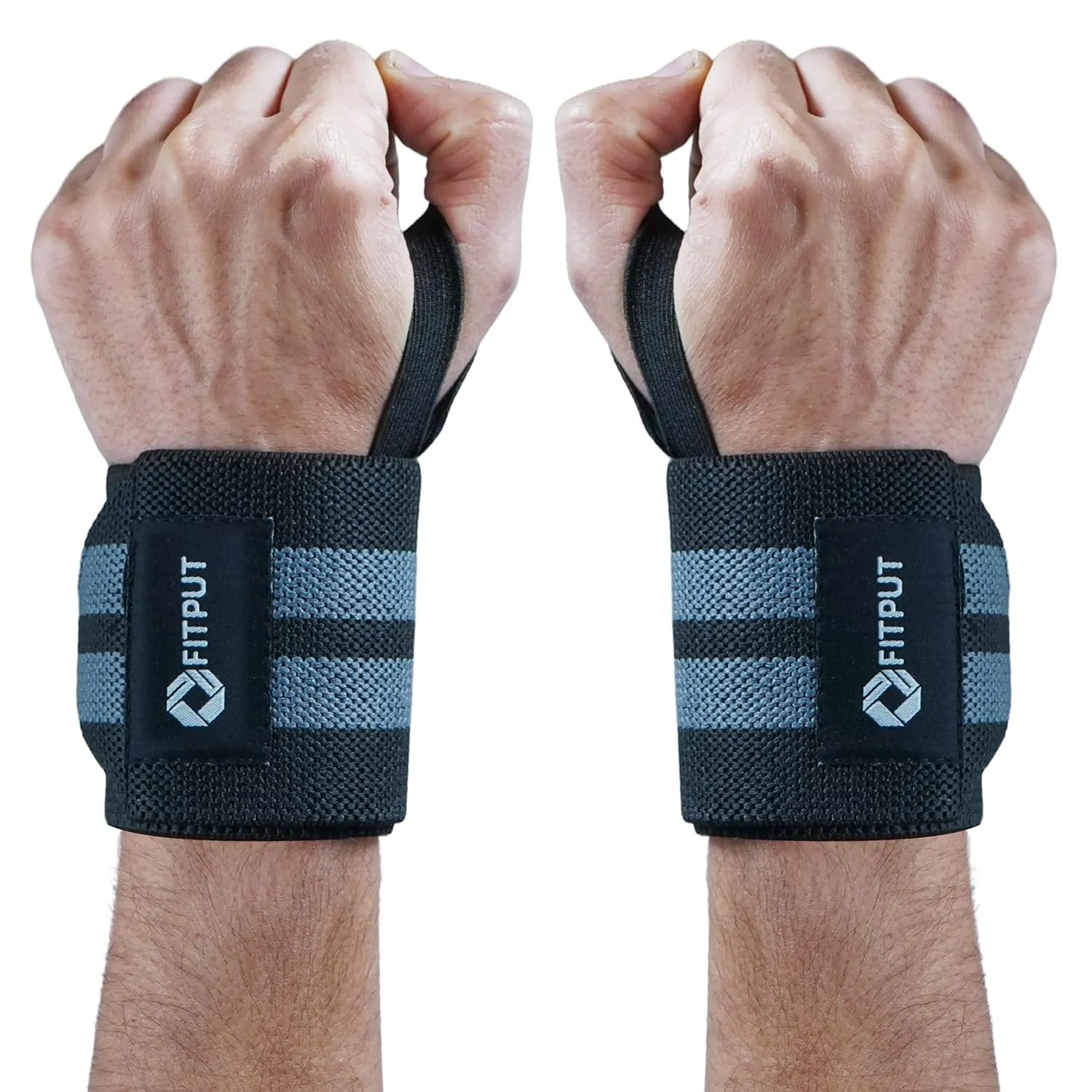 ALYV Premium Wrist Band for Men Gym (2 PCS,18 Inch) – Wrist Support for gym & Wrist Straps for Men Workout | Gym Wristband, Hand Grip for gym, and Wrist Straps for Gym Essentials