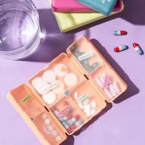 Assorted Color Everything Is Fine Pill Organizer