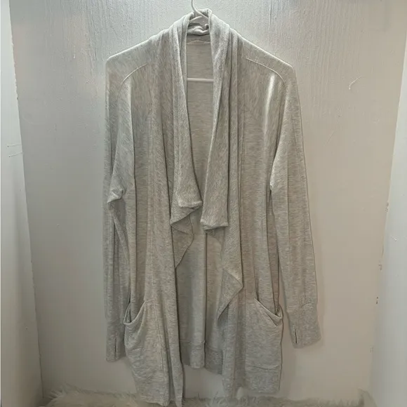 Athleta Wrap Cardigan Athleisure Sweater size Small Sweater with Pockets