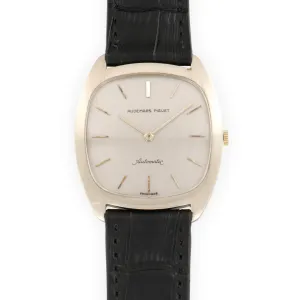 Audemars Piguet White Gold Automatic Strap Watch