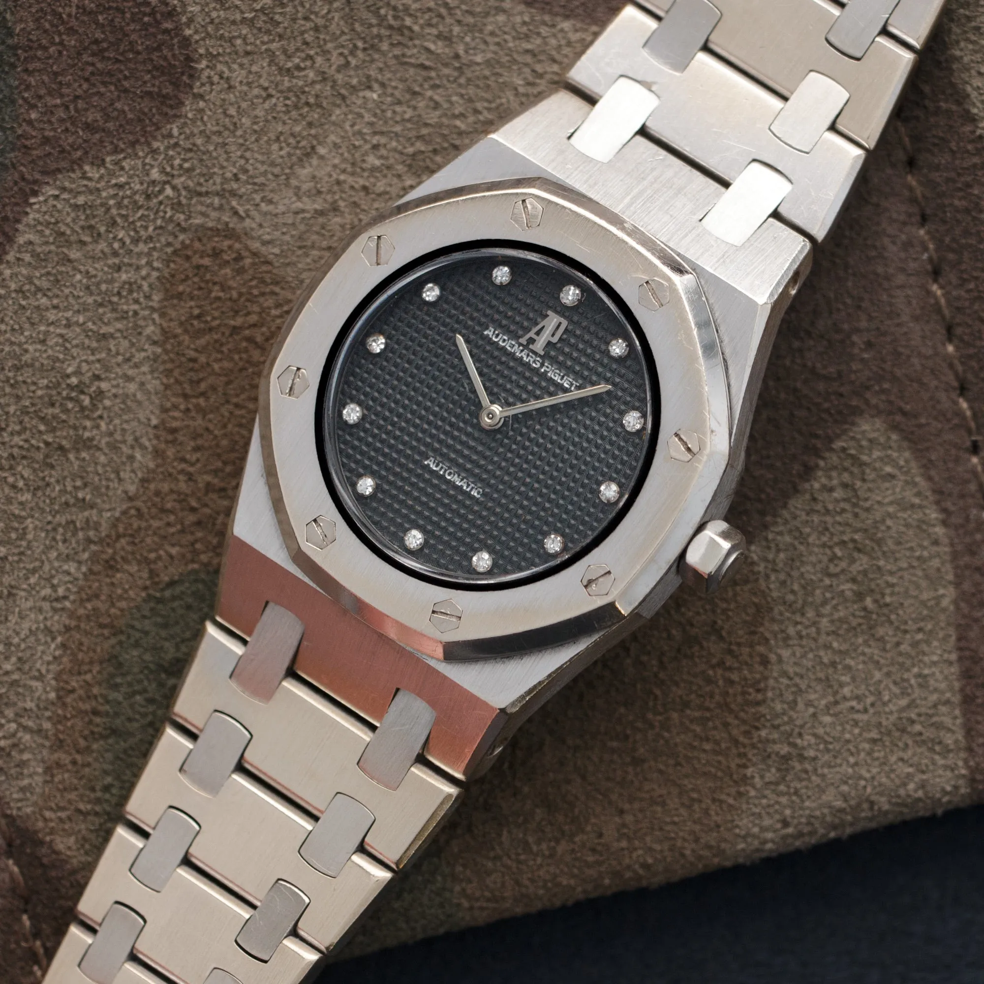 Audemars Piguet White Gold Royal Oak Diamond Watch