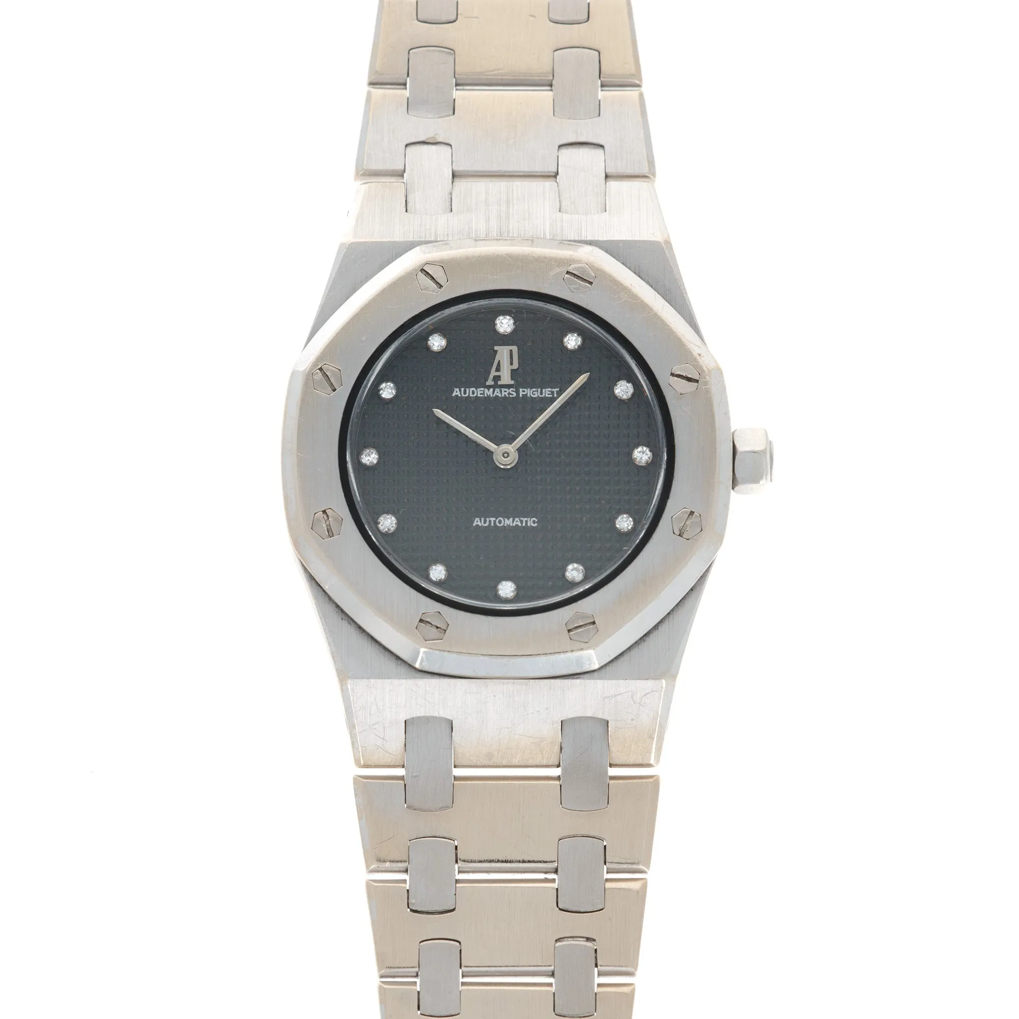 Audemars Piguet White Gold Royal Oak Diamond Watch