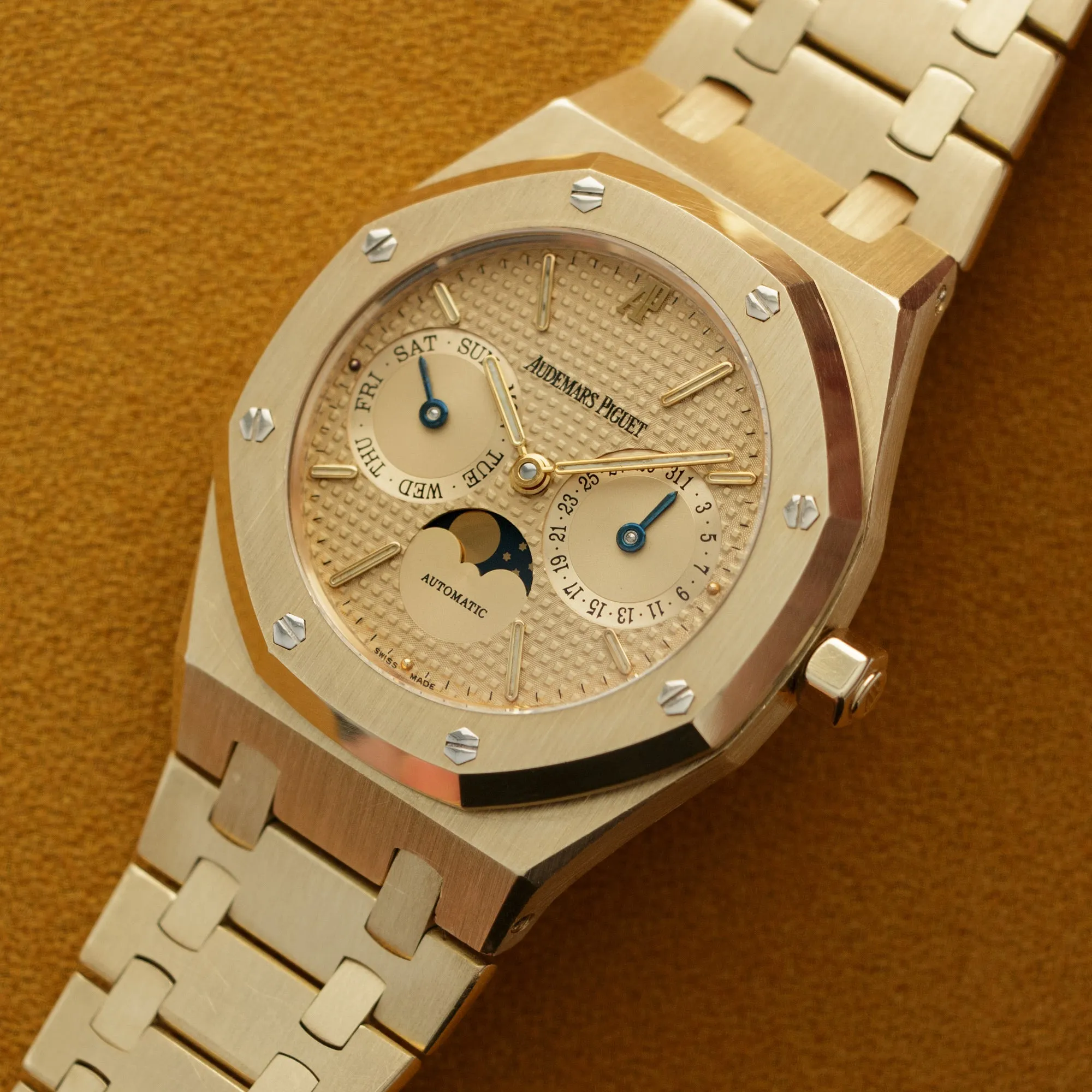 Audemars Piguet Yellow Gold Royal Oak Moonphase Watch