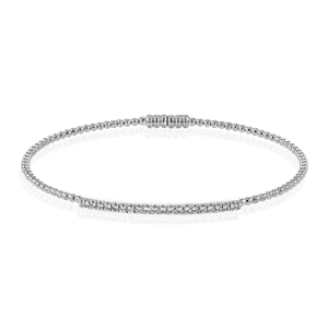 Bangle in 18k Gold with Diamonds