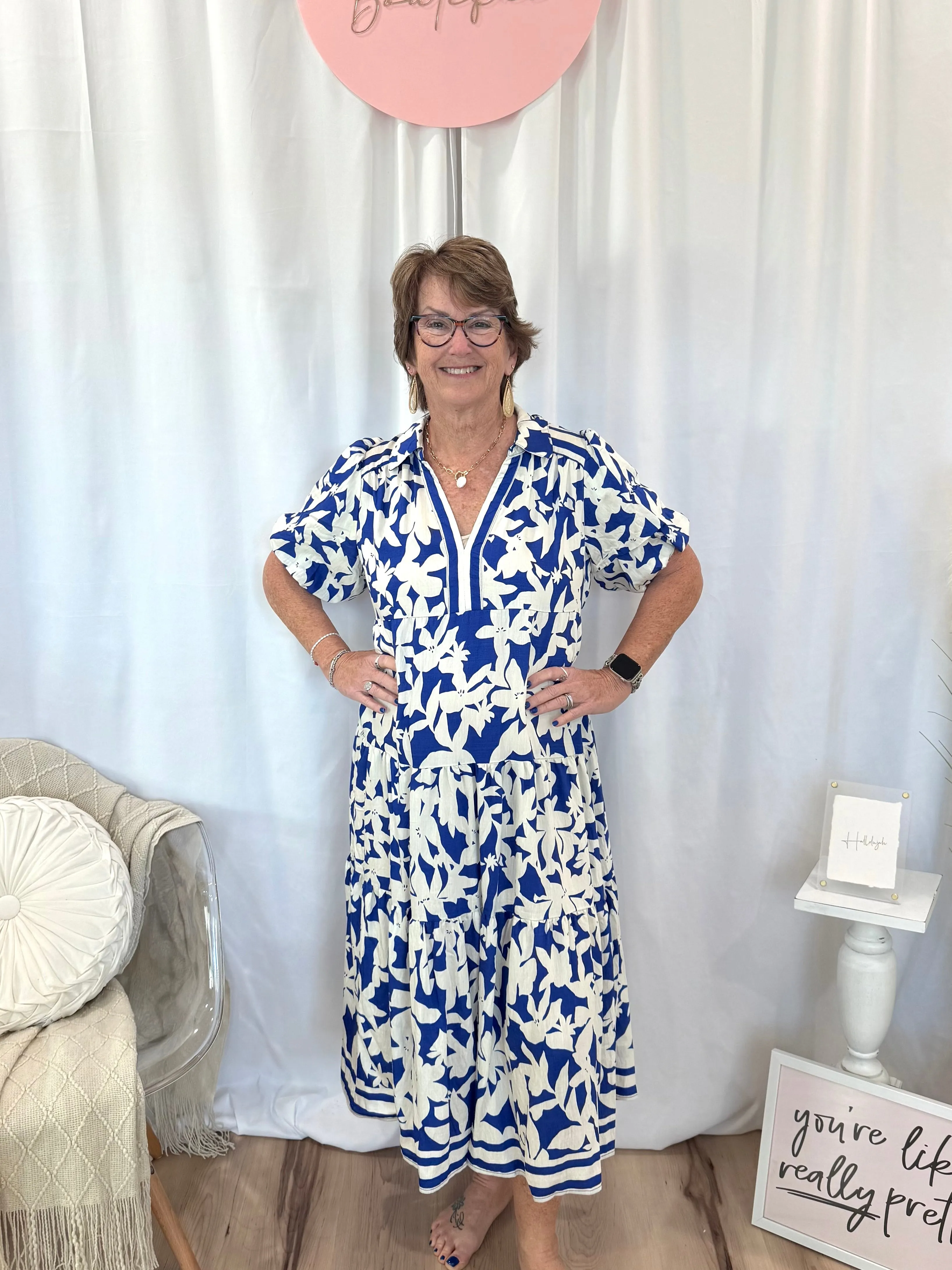 Barcelona Blue Dress