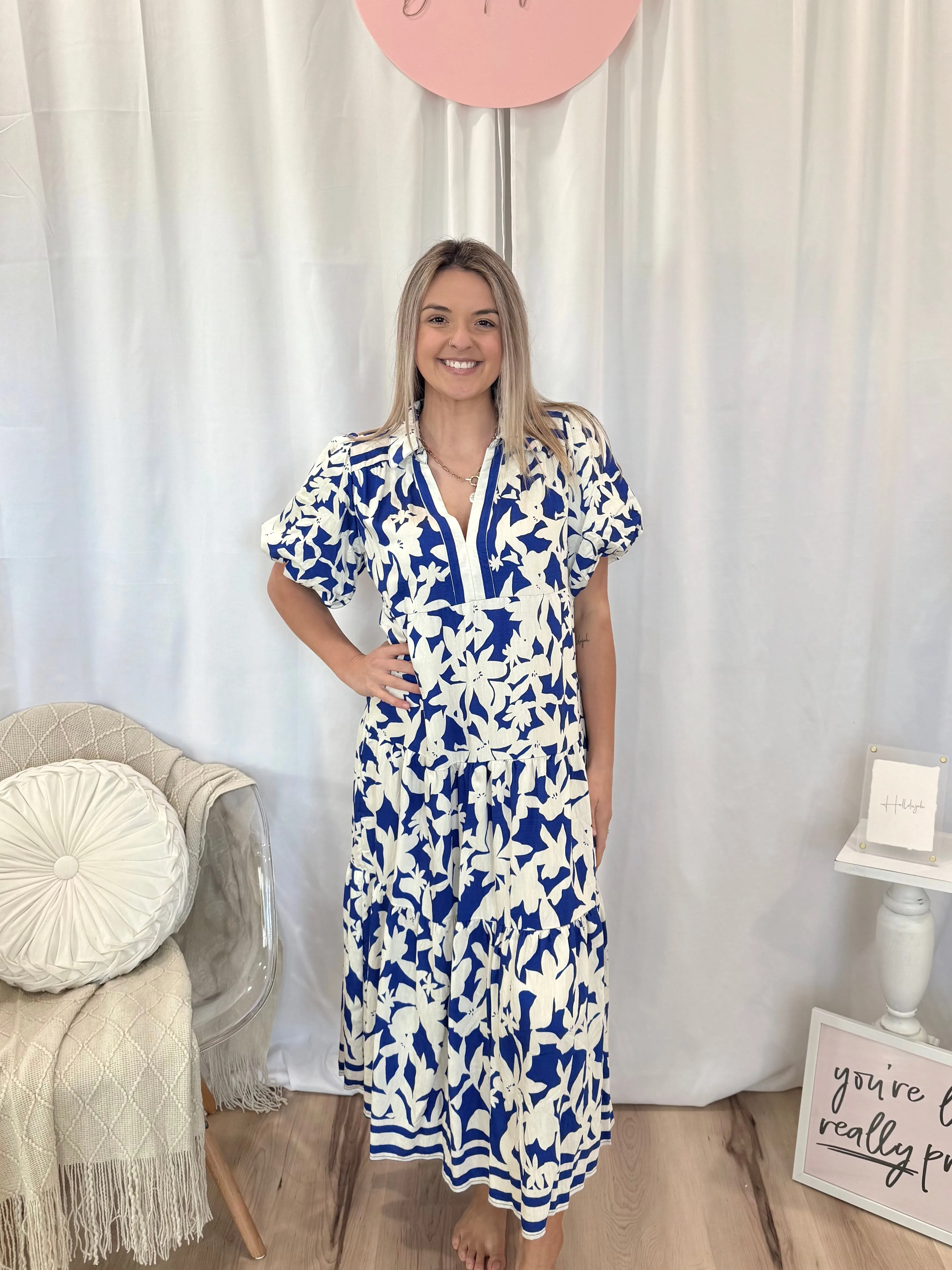 Barcelona Blue Dress