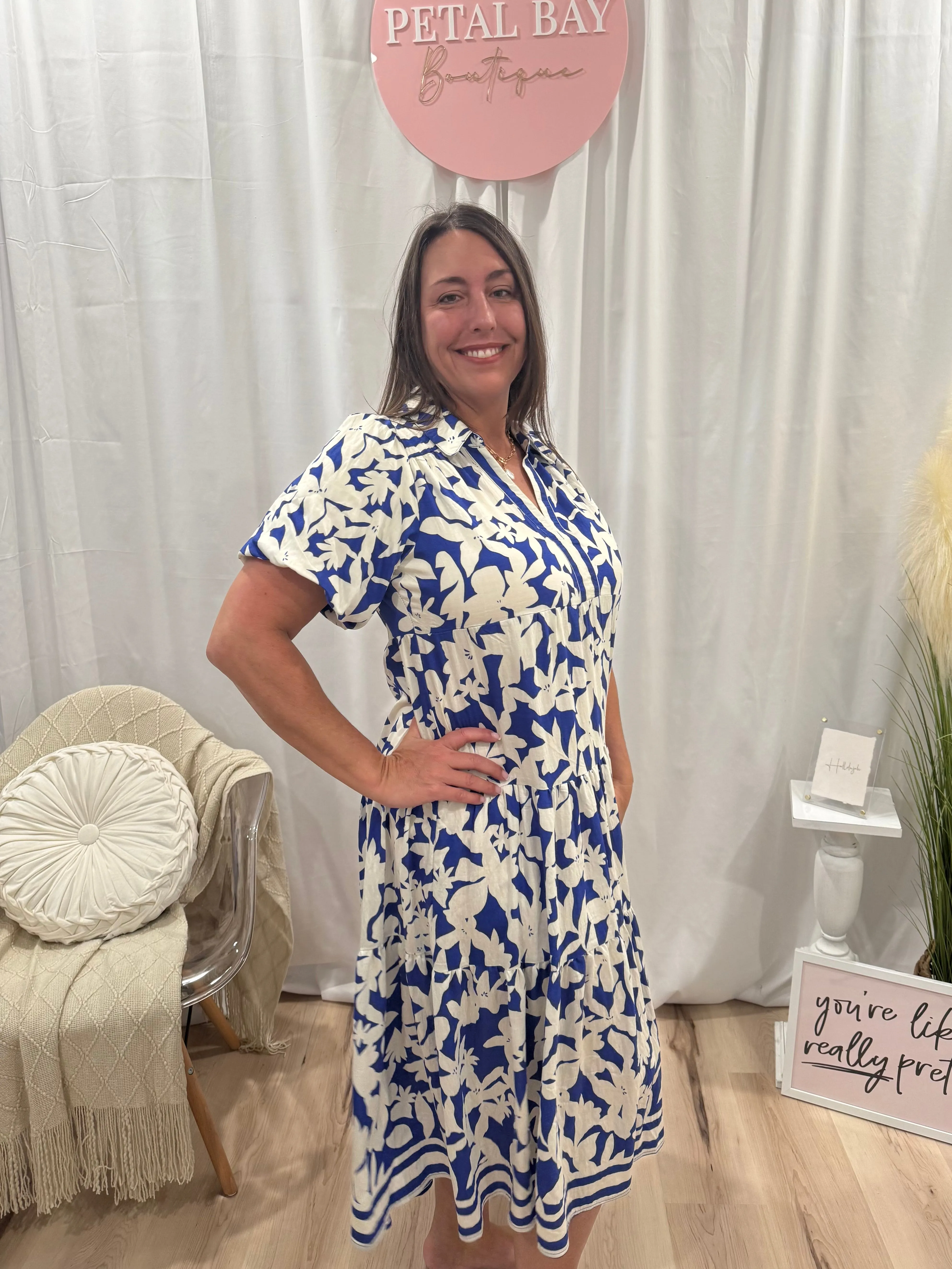 Barcelona Blue Dress