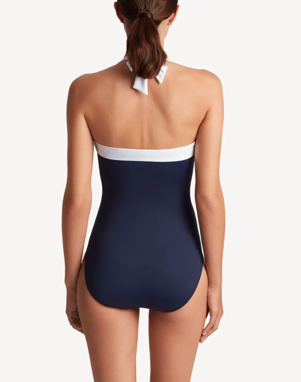 Bel Air Shirred Bandeau One Piece