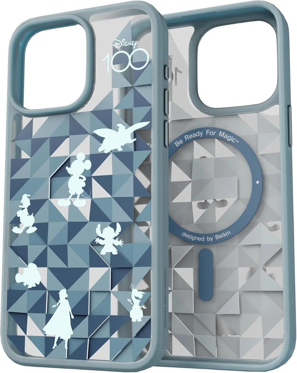 Belkin Sheerforce Magnetic Cover Iphone 15 Pro Mv Blue ( Disney Collection )