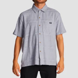 Billabong Loafer Short Sleeve Shirt Grey Violet