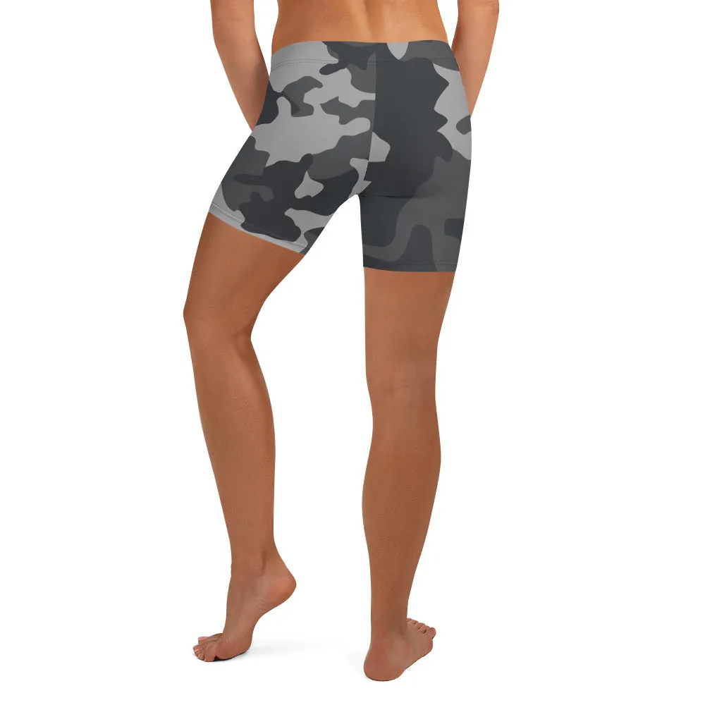 Black Camo Gym Shorts
