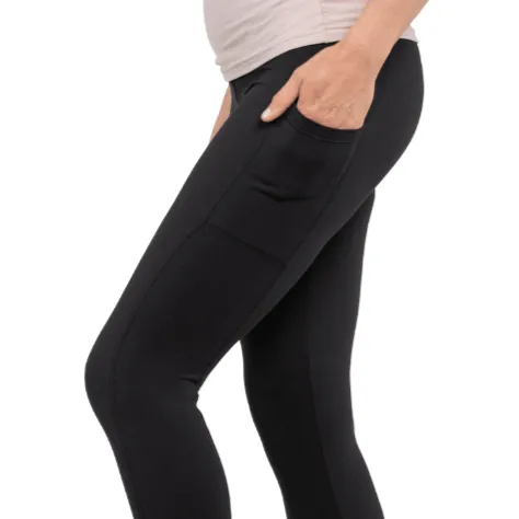 Black Deluxe Pocket Capri