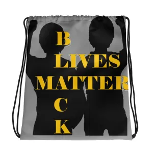 Black Lives Matter Drawstring bag