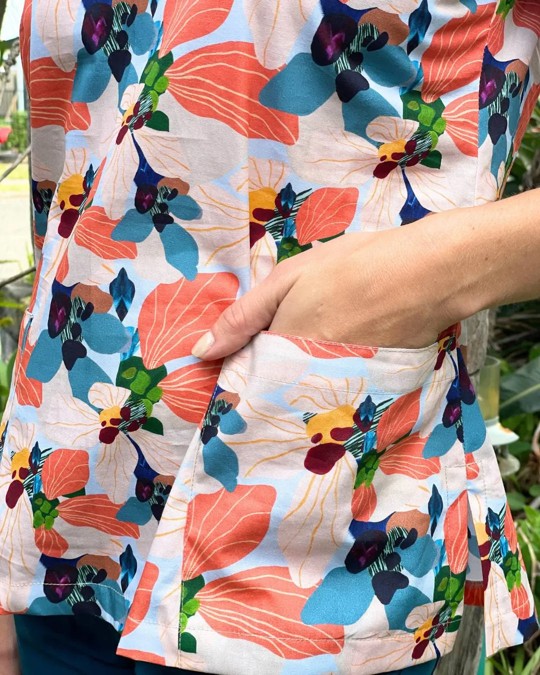 Blue Days Are Over Scrub Top - by Prudence De Marchi