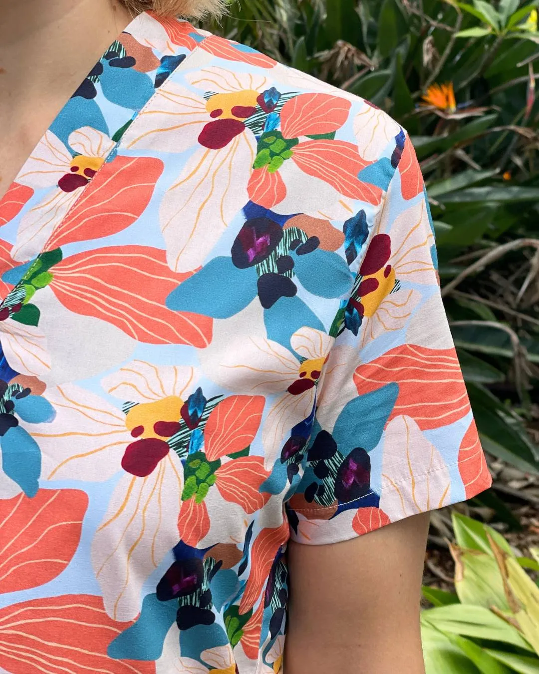 Blue Days Are Over Scrub Top - by Prudence De Marchi