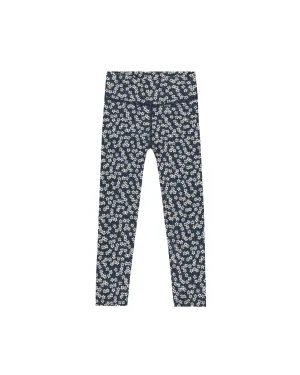 Blue Floral Legging