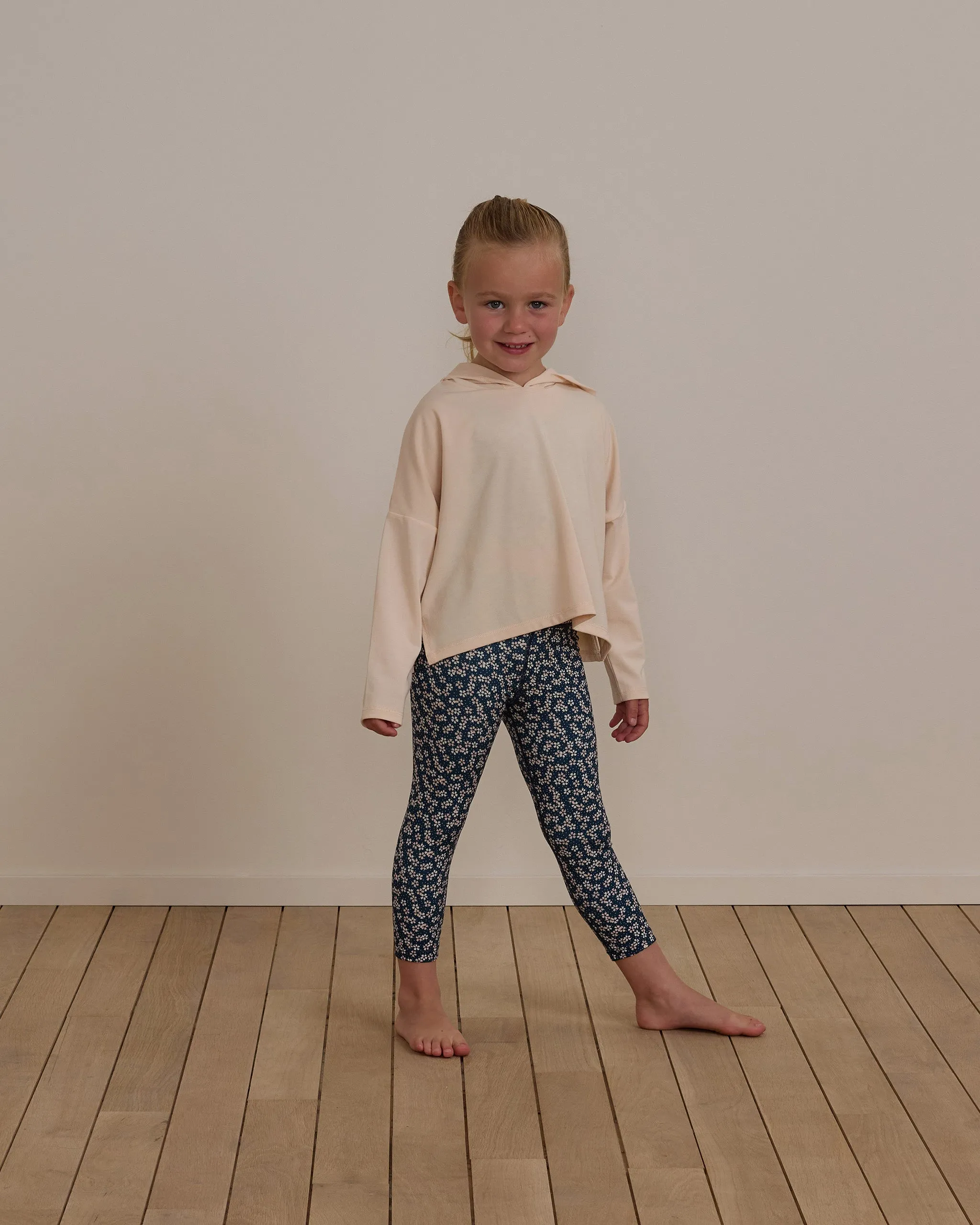 Blue Floral Legging