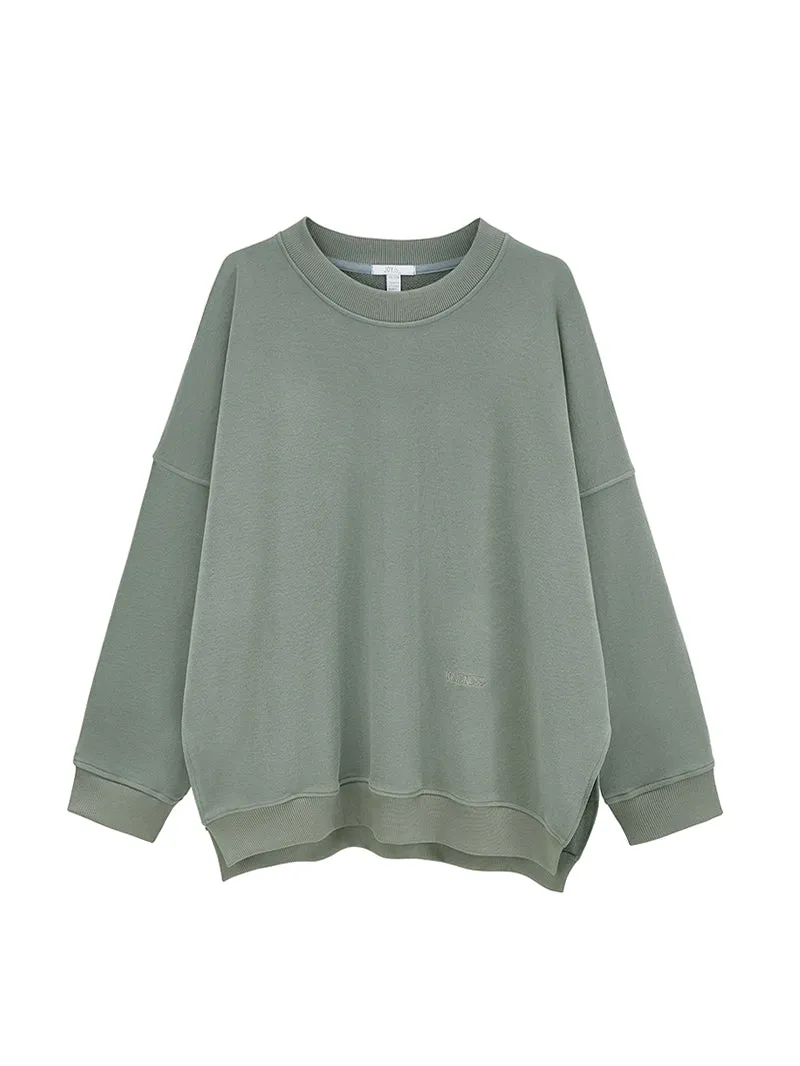 Bluza oversize Kind, Sage